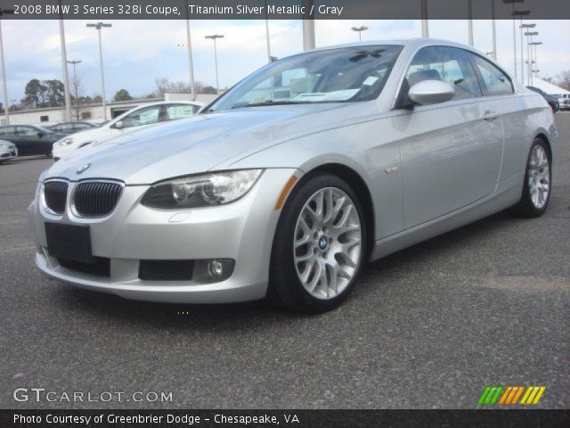 2008 BMW 3 Series 328i Coupe in Titanium Silver Metallic