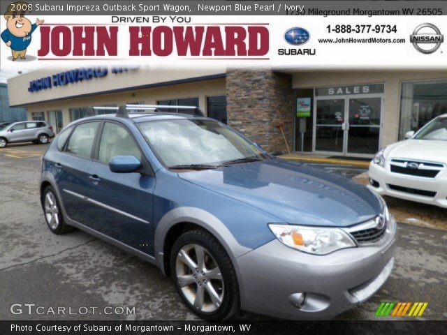 2008 Subaru Impreza Outback Sport Wagon in Newport Blue Pearl