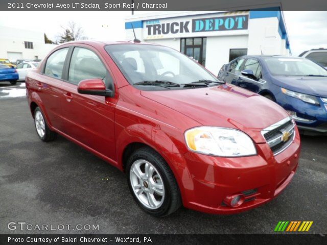 2011 Chevrolet Aveo LT Sedan in Sport Red