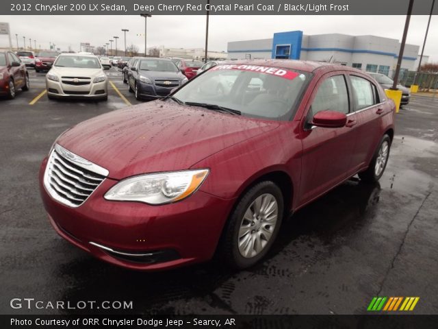 2012 Chrysler 200 LX Sedan in Deep Cherry Red Crystal Pearl Coat