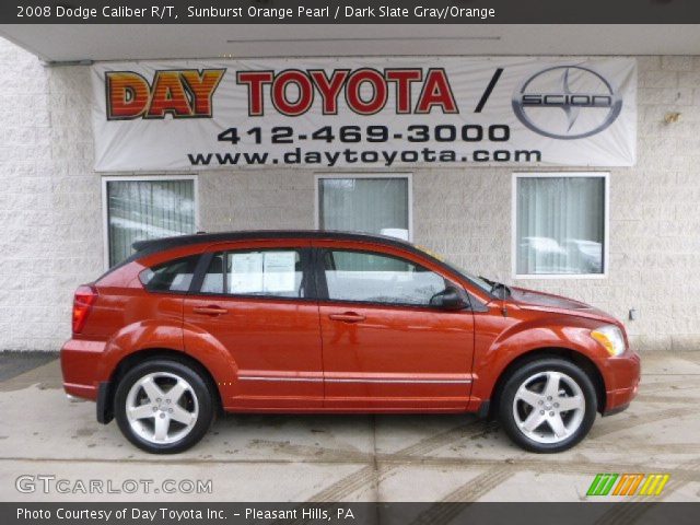 2008 Dodge Caliber R/T in Sunburst Orange Pearl