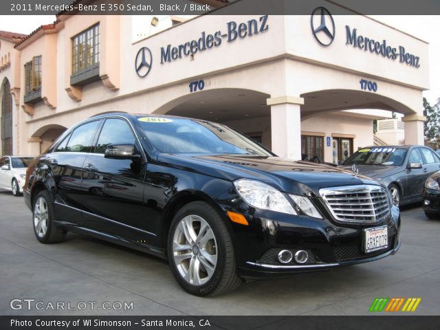 2011 Mercedes-Benz E 350 Sedan in Black