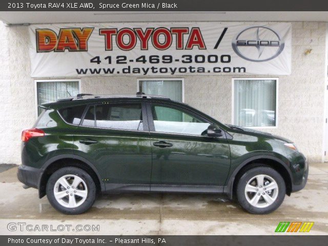 2013 Toyota RAV4 XLE AWD in Spruce Green Mica