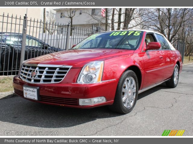 2008 Cadillac DTS  in Crystal Red