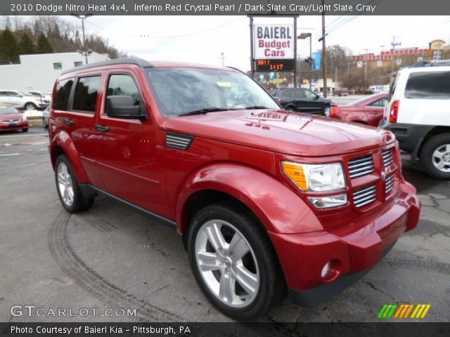 2010 Dodge Nitro Heat 4x4 in Inferno Red Crystal Pearl