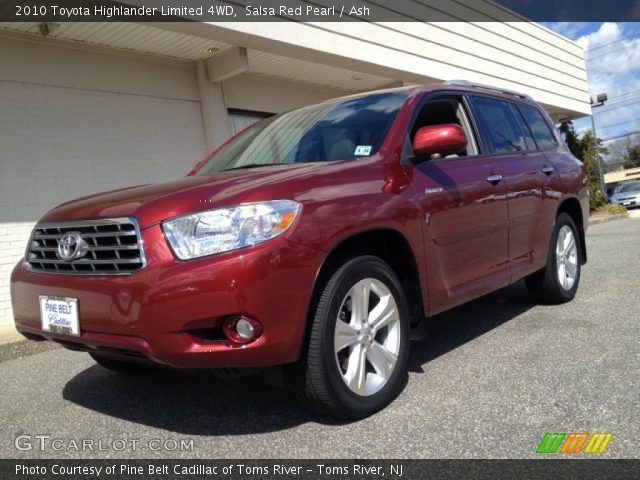2010 Toyota Highlander Limited 4WD in Salsa Red Pearl