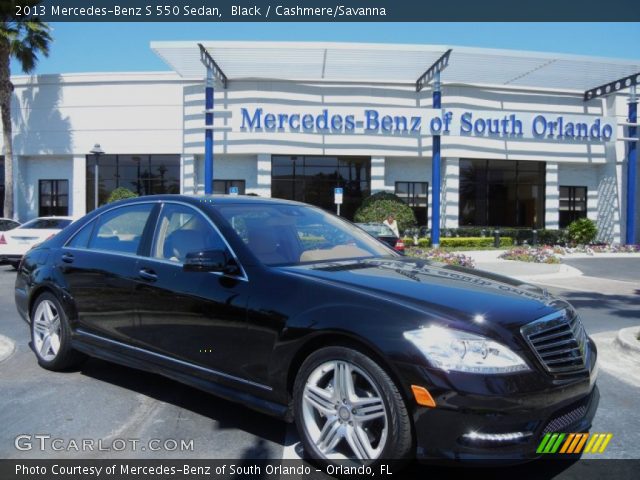 2013 Mercedes-Benz S 550 Sedan in Black