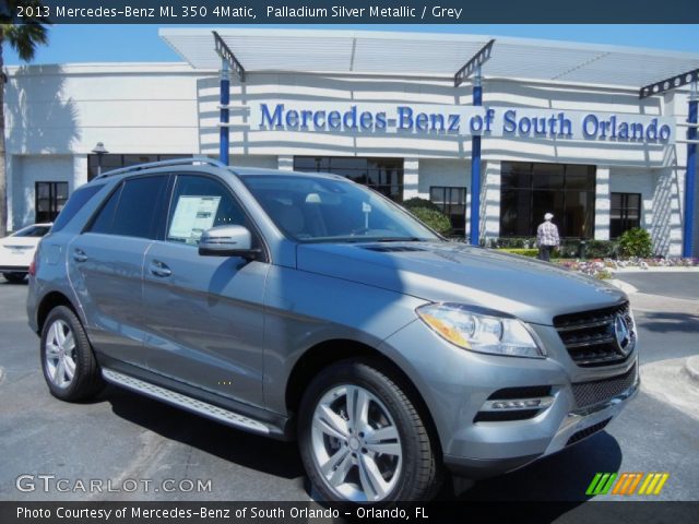 2013 Mercedes-Benz ML 350 4Matic in Palladium Silver Metallic