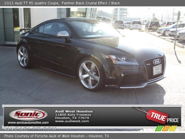 2013 Audi TT RS quattro Coupe in Panther Black Crystal Effect