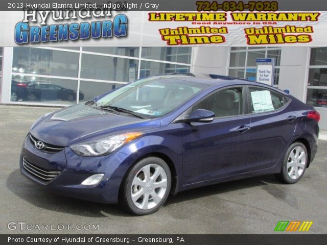 2013 Hyundai Elantra Limited in Indigo Night