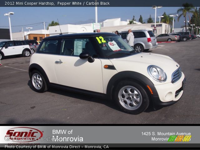 2012 Mini Cooper Hardtop in Pepper White