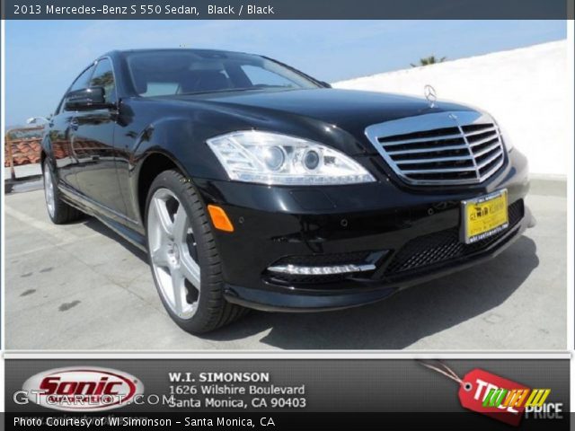 2013 Mercedes-Benz S 550 Sedan in Black