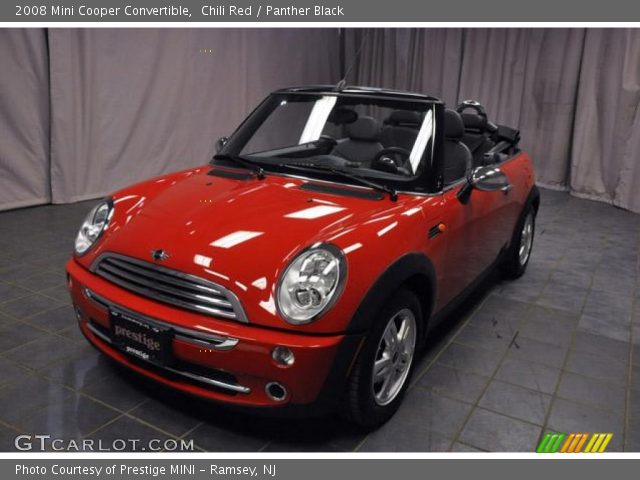 2008 Mini Cooper Convertible in Chili Red