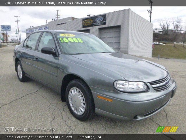 2003 Chevrolet Malibu Sedan in Medium Gray Metallic