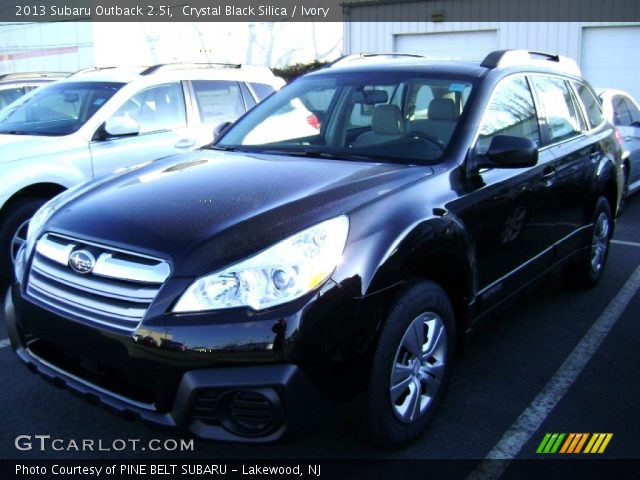 2013 Subaru Outback 2.5i in Crystal Black Silica