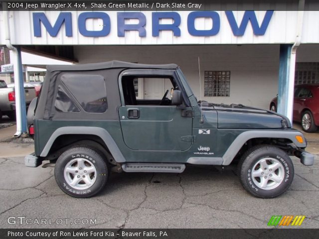 2004 Jeep Wrangler X 4x4 in Shale Green Metallic