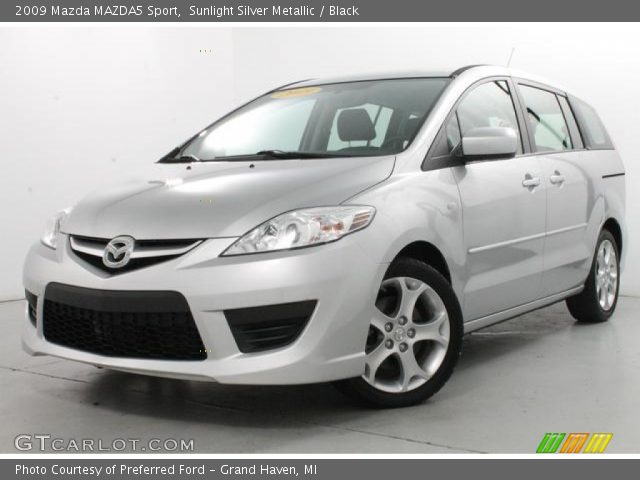 2009 Mazda MAZDA5 Sport in Sunlight Silver Metallic