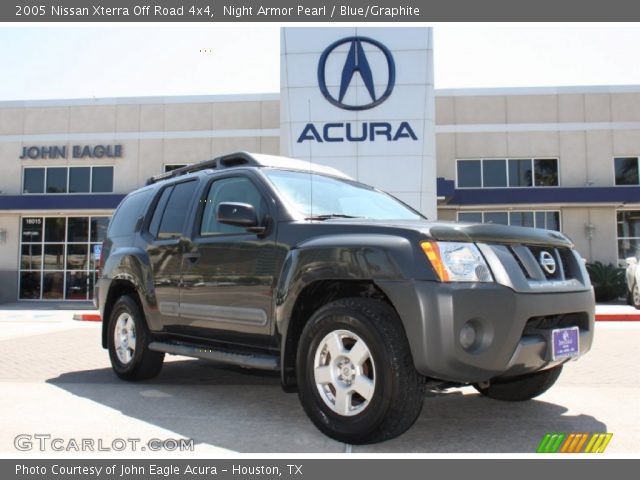 2005 Nissan Xterra Off Road 4x4 in Night Armor Pearl