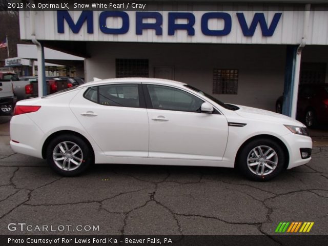 2013 Kia Optima LX in Snow White Pearl