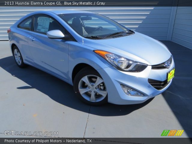 2013 Hyundai Elantra Coupe GS in Blue Sky Metallic