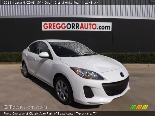 2013 Mazda MAZDA3 i SV 4 Door in Crystal White Pearl Mica