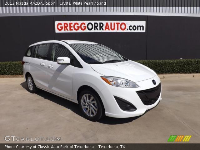 2013 Mazda MAZDA5 Sport in Crystal White Pearl