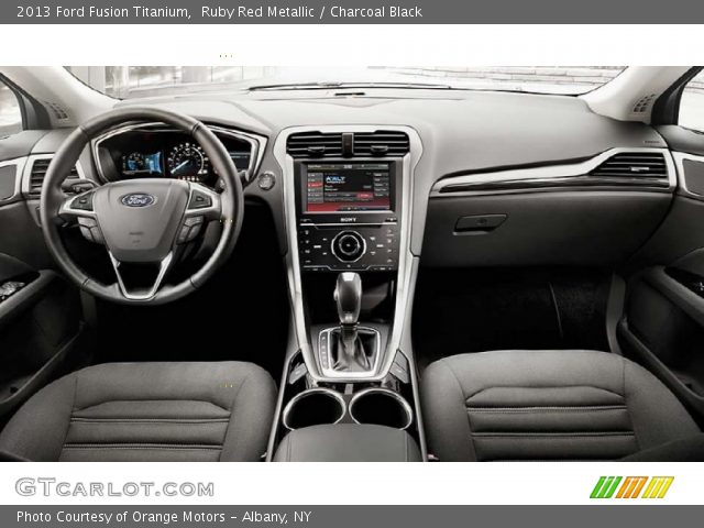 2013 Ford Fusion Titanium in Ruby Red Metallic