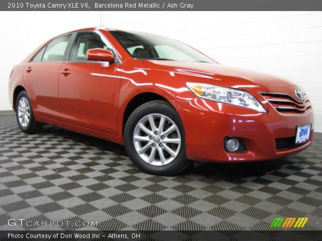 2010 Toyota Camry XLE V6 in Barcelona Red Metallic