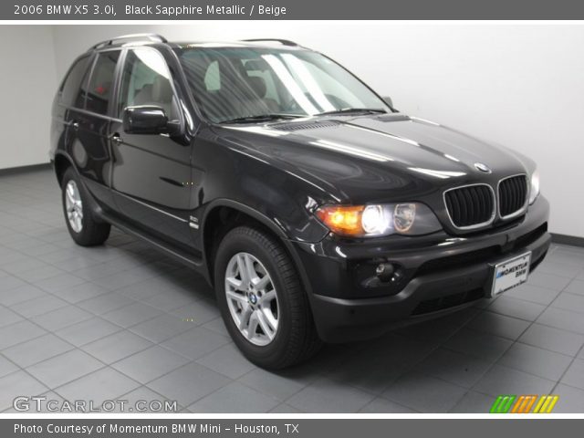 2006 BMW X5 3.0i in Black Sapphire Metallic