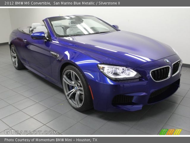 2012 BMW M6 Convertible in San Marino Blue Metallic