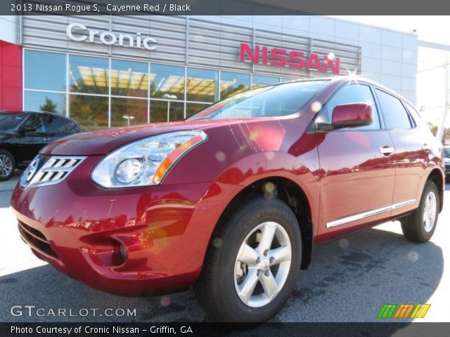 2013 Nissan Rogue S in Cayenne Red