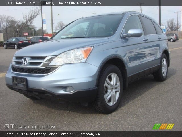 2010 Honda CR-V EX-L AWD in Glacier Blue Metallic