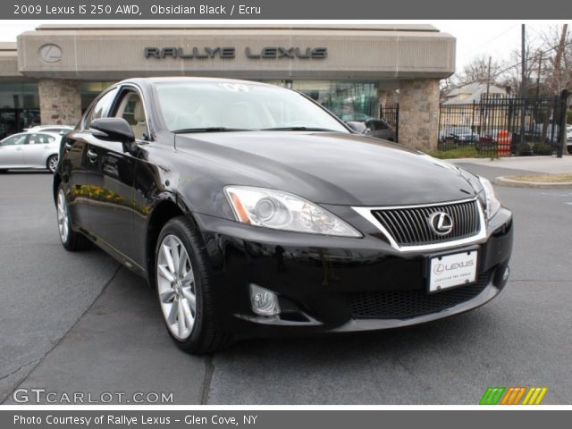 2009 Lexus IS 250 AWD in Obsidian Black