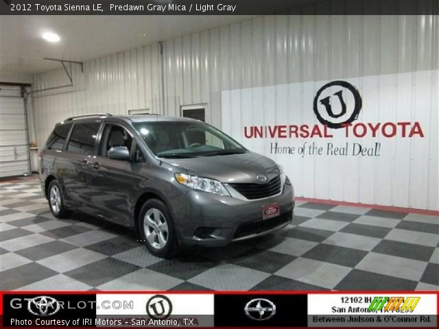 2012 Toyota Sienna LE in Predawn Gray Mica