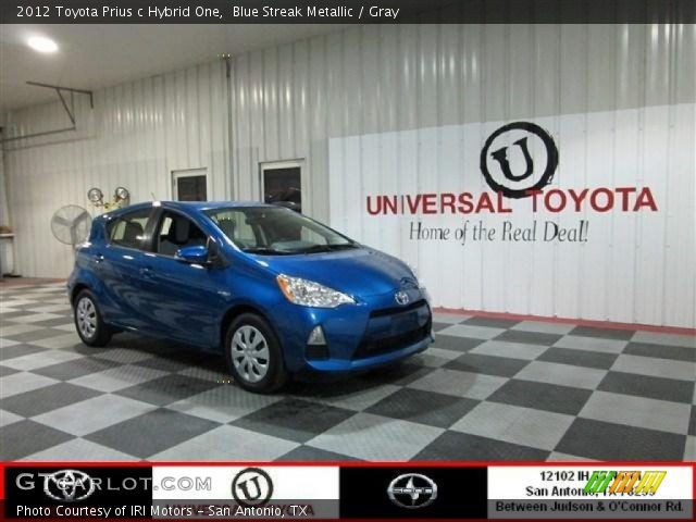 2012 Toyota Prius c Hybrid One in Blue Streak Metallic
