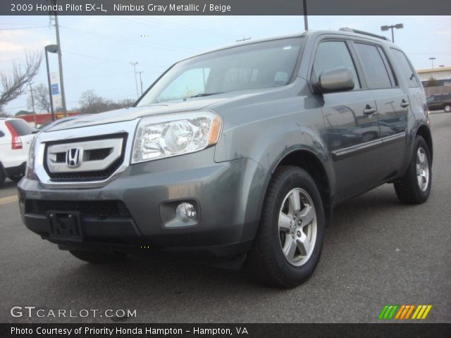 2009 Honda Pilot EX-L in Nimbus Gray Metallic