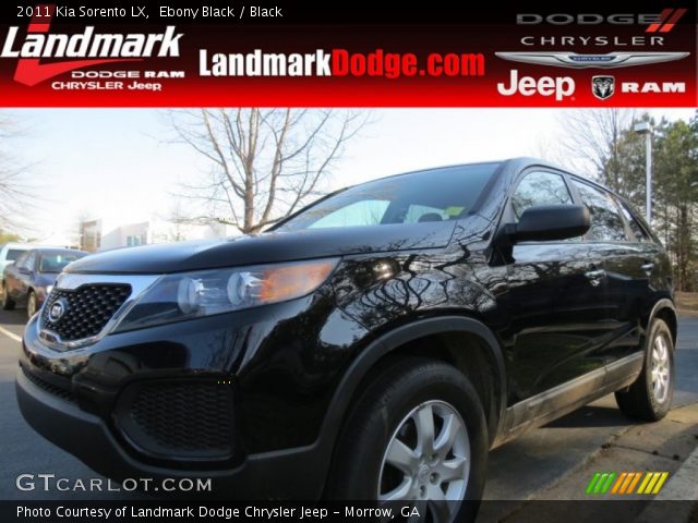 2011 Kia Sorento LX in Ebony Black