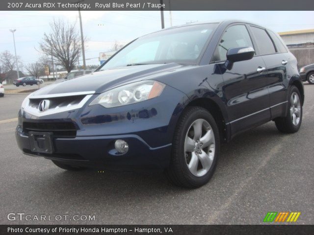 2007 Acura RDX Technology in Royal Blue Pearl