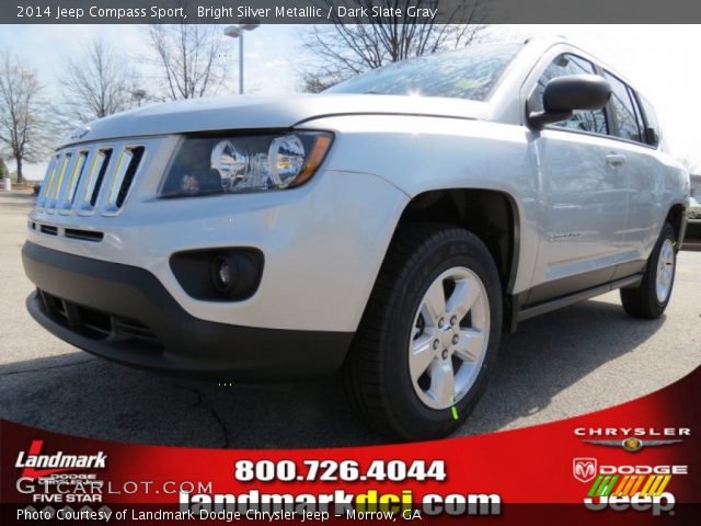 2014 Jeep Compass Sport in Bright Silver Metallic