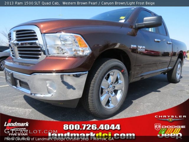 2013 Ram 1500 SLT Quad Cab in Western Brown Pearl