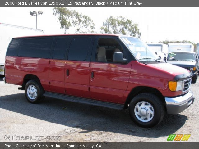 2006 Ford E Series Van E350 XLT 15 Passenger in Black