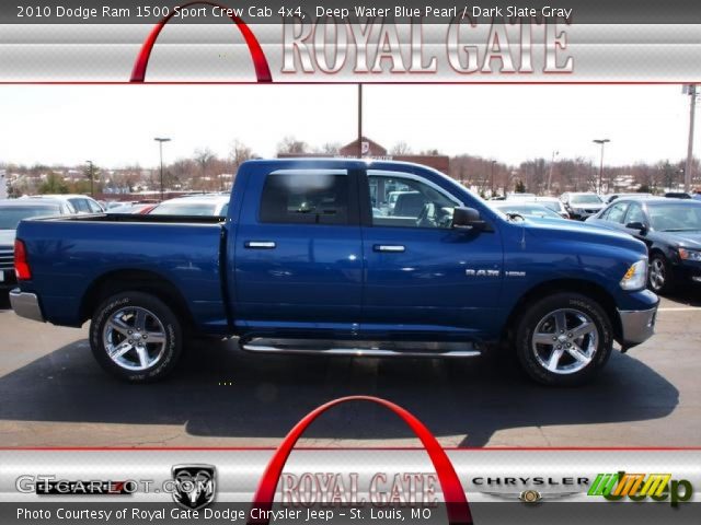 2010 Dodge Ram 1500 Sport Crew Cab 4x4 in Deep Water Blue Pearl