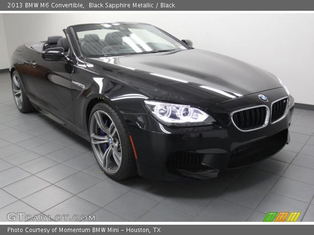 2013 BMW M6 Convertible in Black Sapphire Metallic