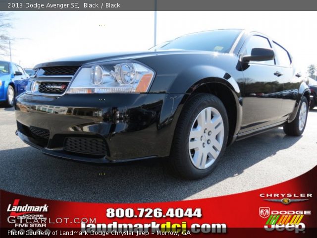2013 Dodge Avenger SE in Black