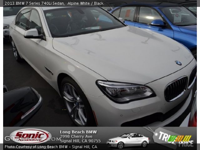 2013 BMW 7 Series 740Li Sedan in Alpine White