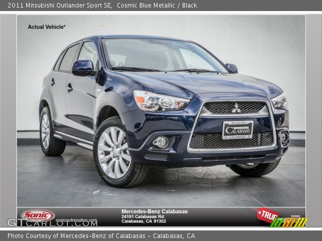 2011 Mitsubishi Outlander Sport SE in Cosmic Blue Metallic
