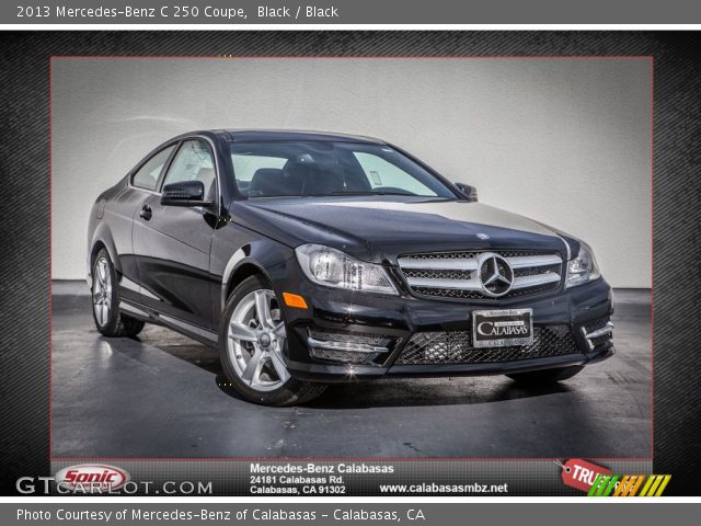 2013 Mercedes-Benz C 250 Coupe in Black