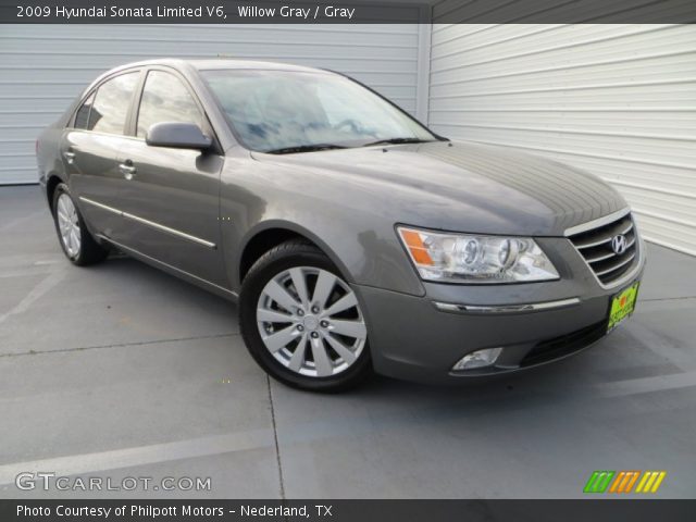2009 Hyundai Sonata Limited V6 in Willow Gray
