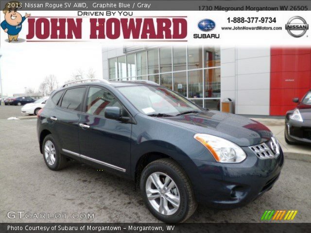 2013 Nissan Rogue SV AWD in Graphite Blue