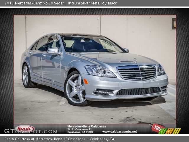 2013 Mercedes-Benz S 550 Sedan in Iridium Silver Metallic